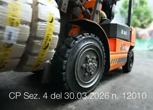 Cassazione Penale Sez. 4 del 30 Marzo 2026 n. 12010